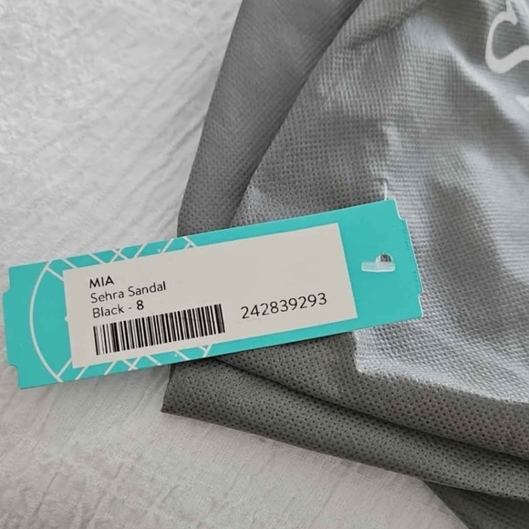 MIA Black Gladiator Sandals with Adjustable Straps - Picture 4 of 4